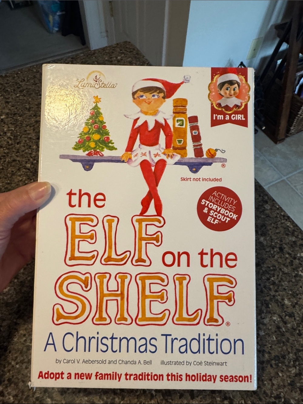 RARE NEW Original 1st Issue 2005 ELF on the SHELF & Book - Girl Elf Set